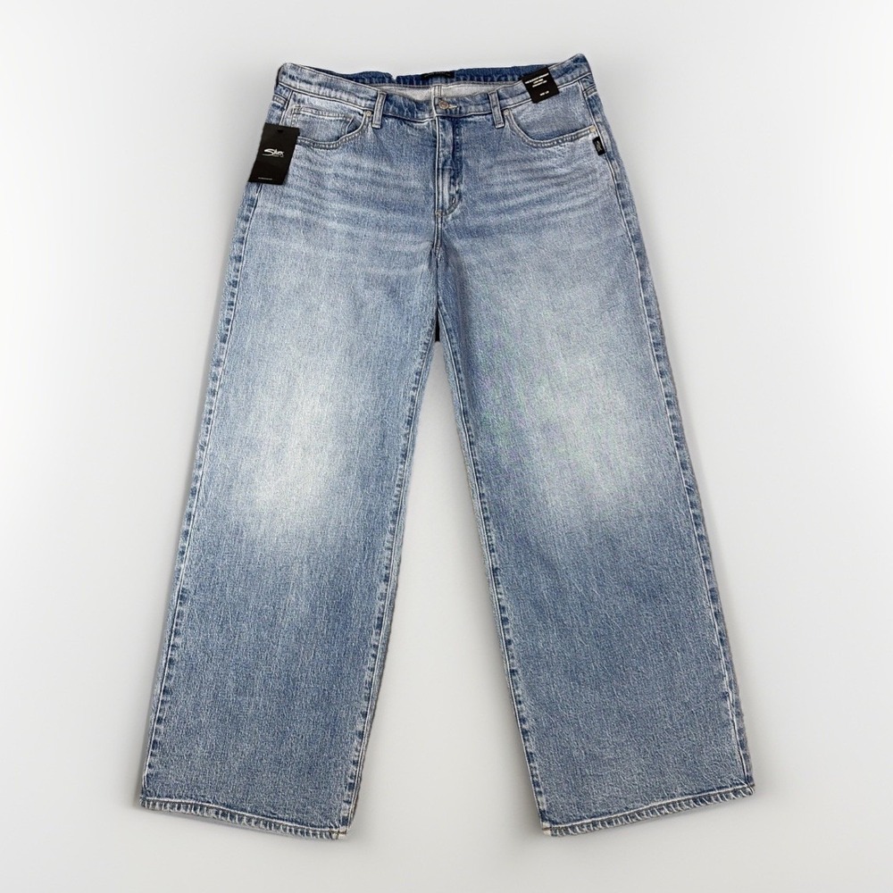 Silver Jeans Co. Slouchy Straight Jeans Womens 31x31 Indigo Low Rise 90s Denim